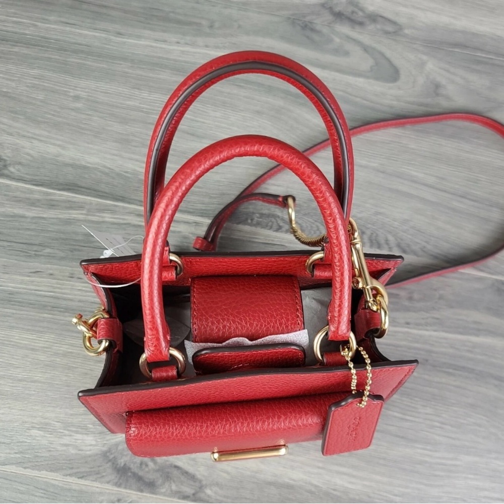 Coach Red mini pepper Bag - Picture 6 of 9